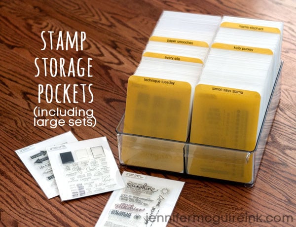 Storing Clear Stamps