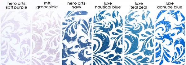 Hero Arts Shadow Ink Color Chart
