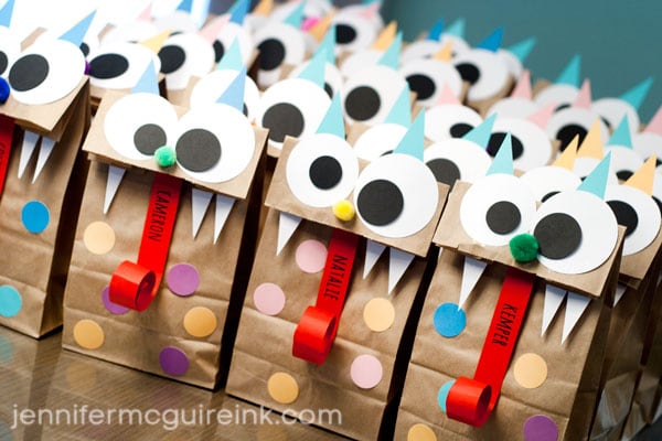 Halloween shop treat bags