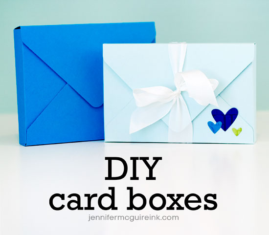 Note Card size Envelope Punch Board Box