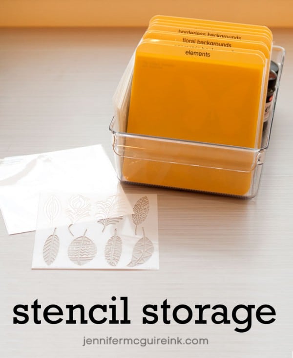 Stamp and Die Storage Pockets Overview + GIVEAWAY - Jennifer McGuire Ink