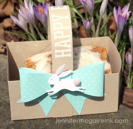 Mini DIY Paper Basket Video by Jennifer McGuire Ink
