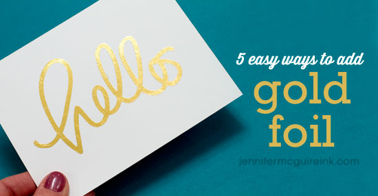 Gold Foil Heat Transfer with a Laminator  Deco foil, Gold foil design,  Gold foil print diy