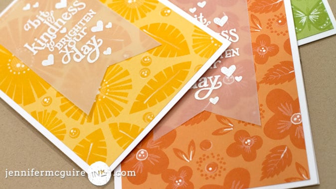 Stamp Layering Video by Jennifer McGuire Ink
