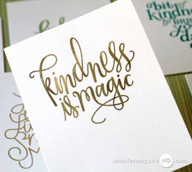 Crafty Kindness Package Video by Jennifer McGuire Ink