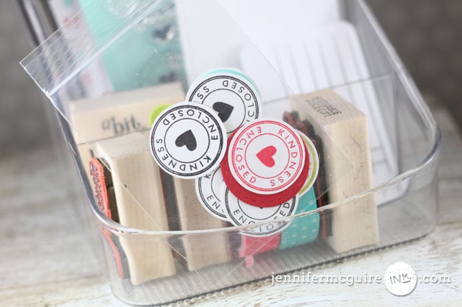 Laurie Willison Mailing Station for Jennifer McGuire Ink