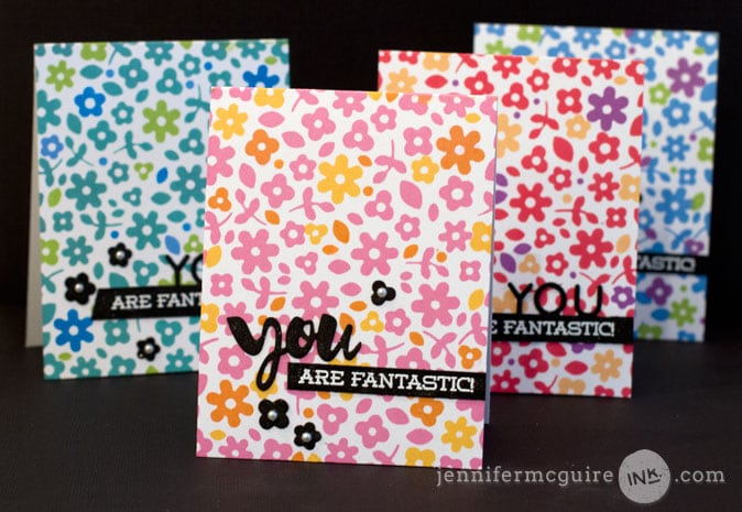 Stamping With Foam Video by Jennifer McGuire Ink