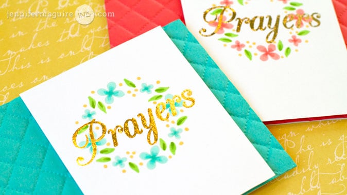 Foiling With Glue Video by Jennifer McGuire Ink