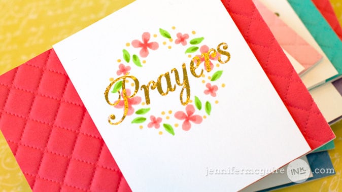 Foiling With Glue Video by Jennifer McGuire Ink