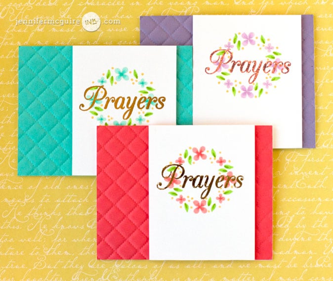 Foiling With Glue Video by Jennifer McGuire Ink