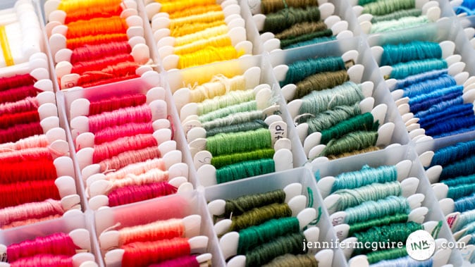 Stitching Dies and Felt Video by Jennifer McGuire Ink