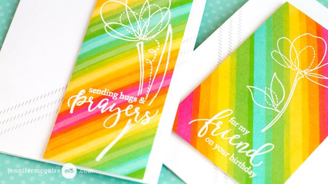 Overlap Stamping Video by Jennifer McGuire Ink