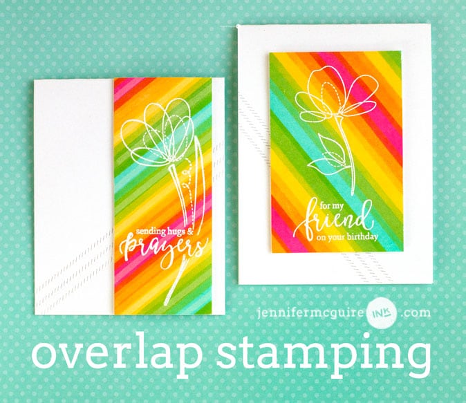 Overlap Stamping Video by Jennifer McGuire Ink