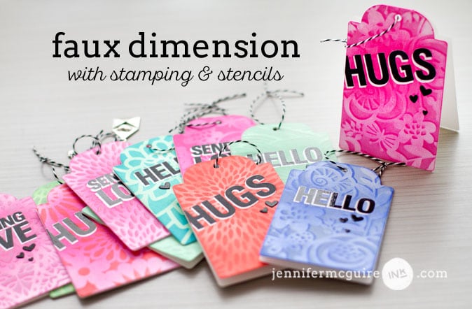 Faux Dimension Video by Jennifer McGuire Ink