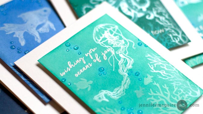 Monochromatic Ink Layering Video by Jennifer McGuire Ink