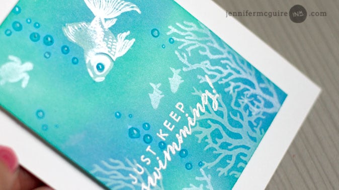 Monochromatic Ink Layering Video by Jennifer McGuire Ink