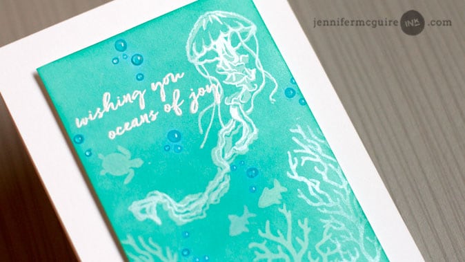 Monochromatic Ink Layering Video by Jennifer McGuire Ink