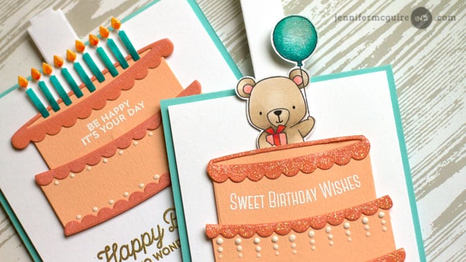 Surprise Slider Cards by Jennifer McGuire Ink