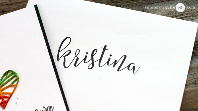Faux Metal Video by Jennifer McGuire Ink