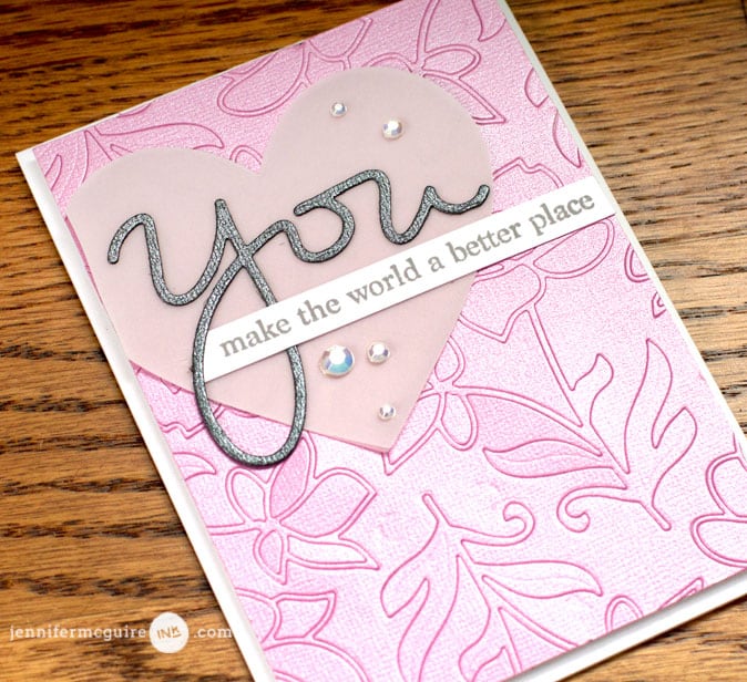 Inlay Die Cuts Video by Jennifer McGuire Ink