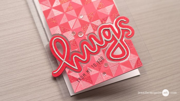 Clear Cards Video by Jennifer McGuire Ink