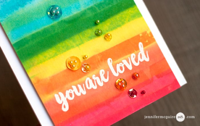 Tissue Paper Watercolor Video by Jennifer McGuire Ink