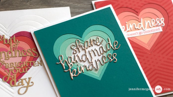 Stacked Die Cutting Video by Jennifer McGuire Ink