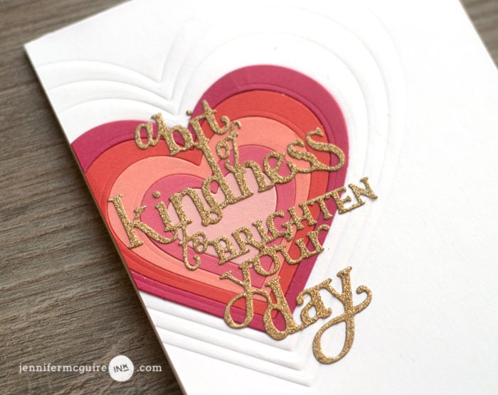 Stacked Die Cutting Video by Jennifer McGuire Ink
