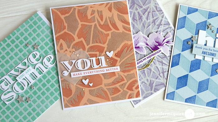 Layered Stencils Video by Jennifer McGuire Ink
