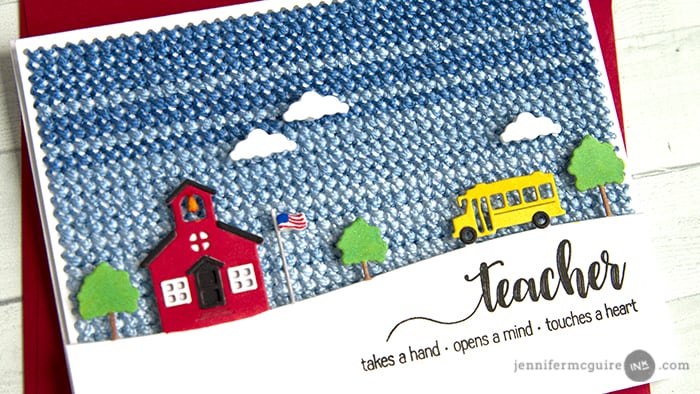 Stitching On Cards Video by Jennifer McGuire Ink