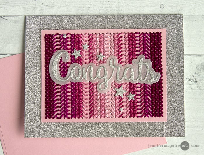 Stitching On Cards Video by Jennifer McGuire Ink