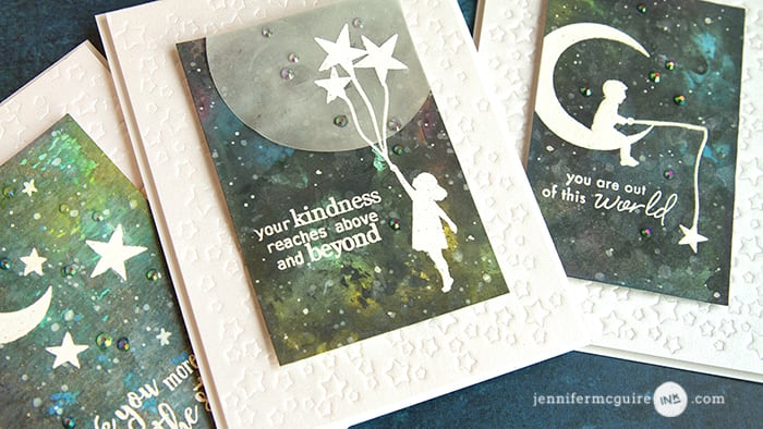 Distress Oxide Galaxy Video by Jennifer McGuire Ink