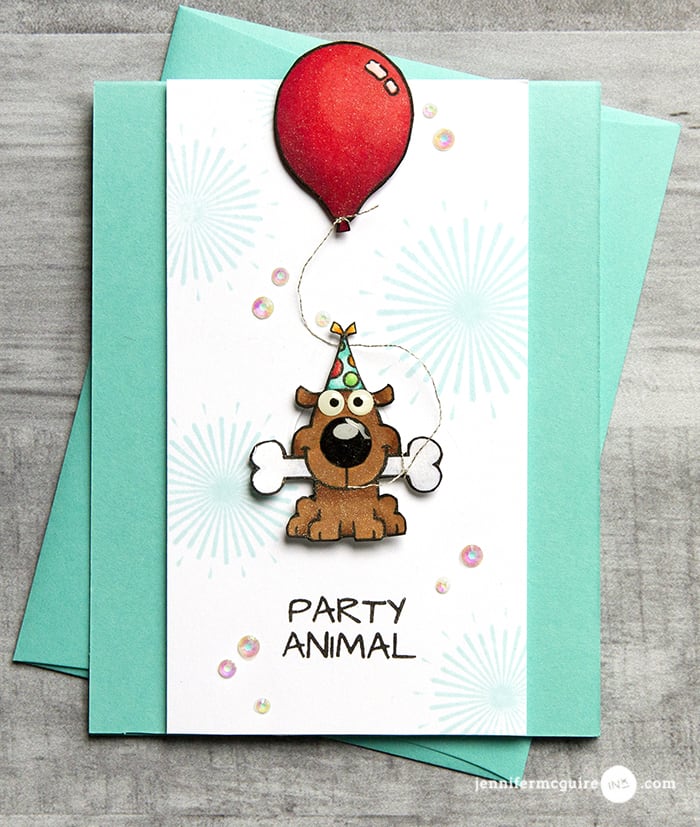 Floating Stamped Images Video by Jennifer McGuire Ink
