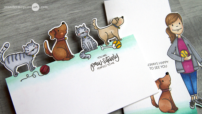 Off The Edge Cards Video by Jennifer McGuire Ink