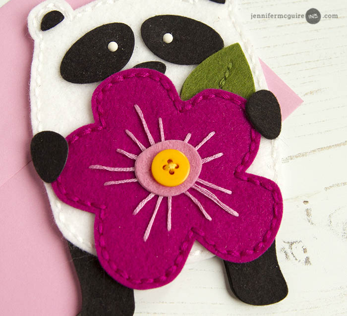 Stitched Shaped Cards Video by Jennifer McGuire Ink