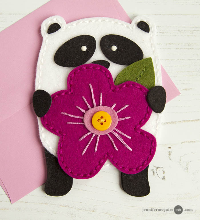 Stitched Shaped Cards Video by Jennifer McGuire Ink