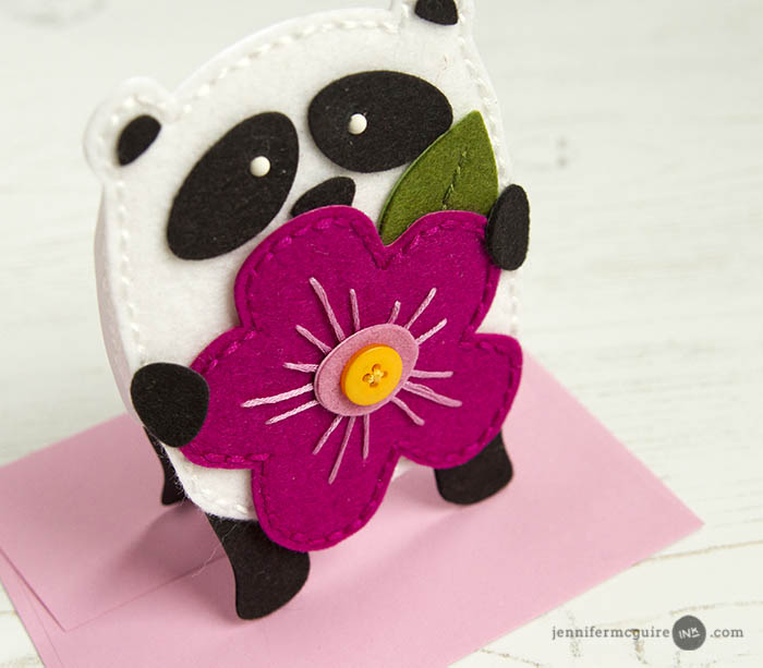 Stitched Shaped Cards Video by Jennifer McGuire Ink