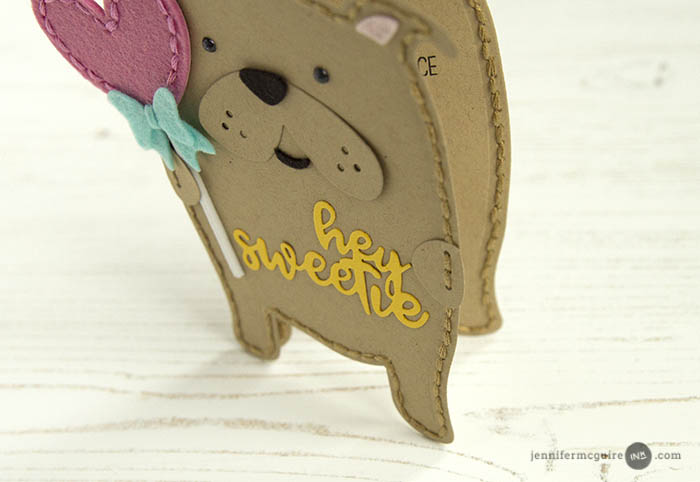 Stitched Shaped Cards Video by Jennifer McGuire Ink