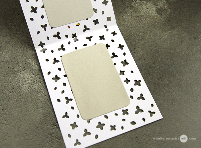See Through Die Cut Card Video by Jennifer McGuire Ink