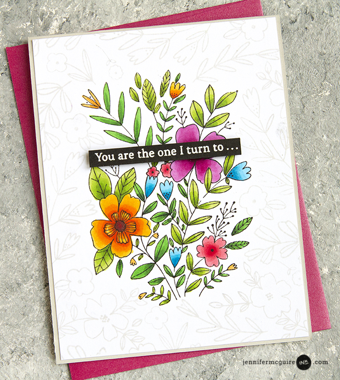 Fill In Stamping Video by Jennifer McGuire Ink