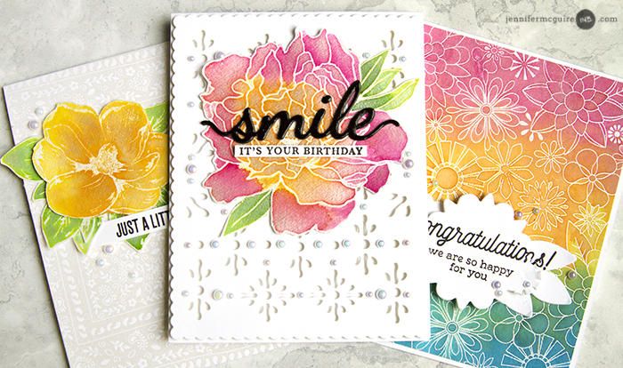 Fast Watercolor Looks Video by Jennifer McGuire Ink