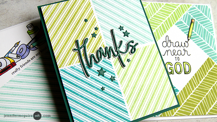 Creative Background Stamps Video by Jennifer McGuire Ink