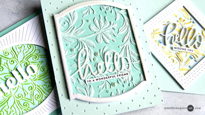 3 Clever Embossing Folder Techniques for Greeting Cards