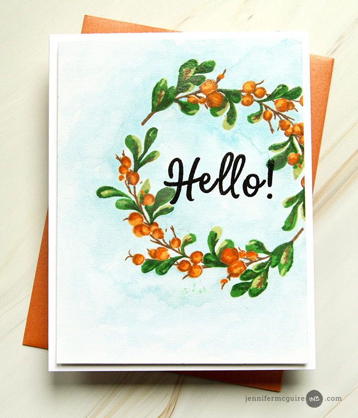 Heat Emboss Masking Video by Jennifer McGurie Ink