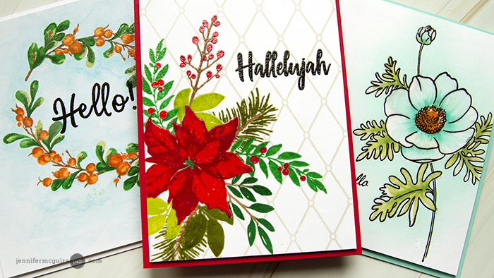 Heat Emboss Masking Video by Jennifer McGurie Ink