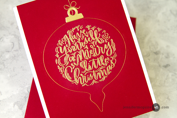 Glimmer Hot Foil Video by Jennifer McGuire Ink