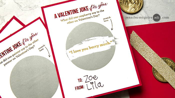 Scratch Off Valentine Video by Jennifer McGuire Ink