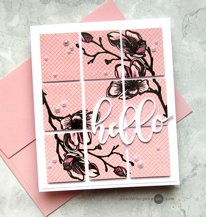 Cut Up Stamping Video by Jennifer McGuire Ink