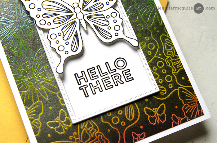Trapped Embossed Resist Video By Jennifer McGuire Ink