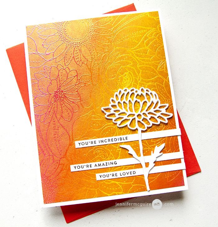 Trapped Embossed Resist Video By Jennifer McGuire Ink